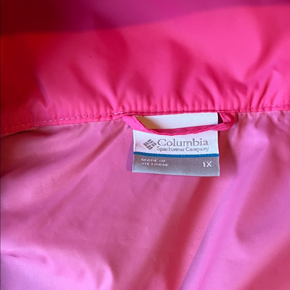 Columbia Bright Pink Outdoor Jacket - Picture 3 of 3